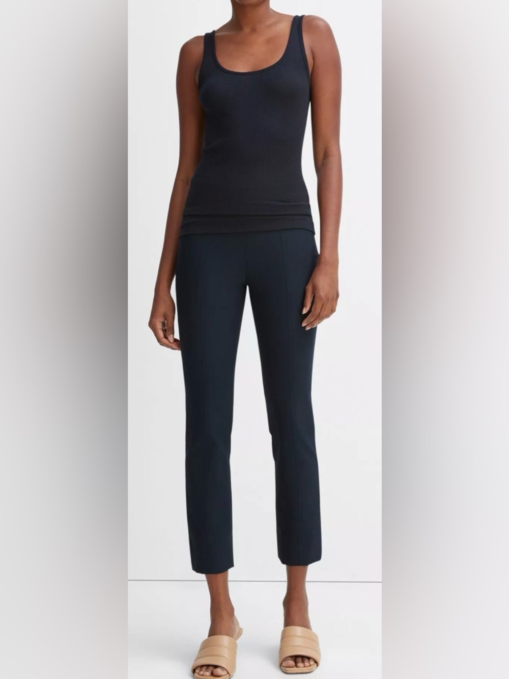 Vince. Tailored Green Dress Pants